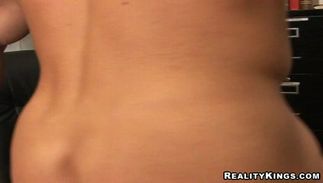 Male enjoys stretching awesome big titted latin Sophia Lomeli's vagina beyond repair