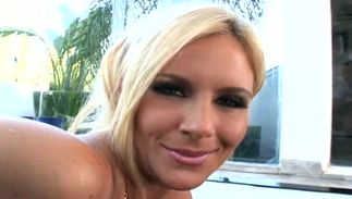 Blond Phoenix Marie with huge tits is stupendous that craves prick